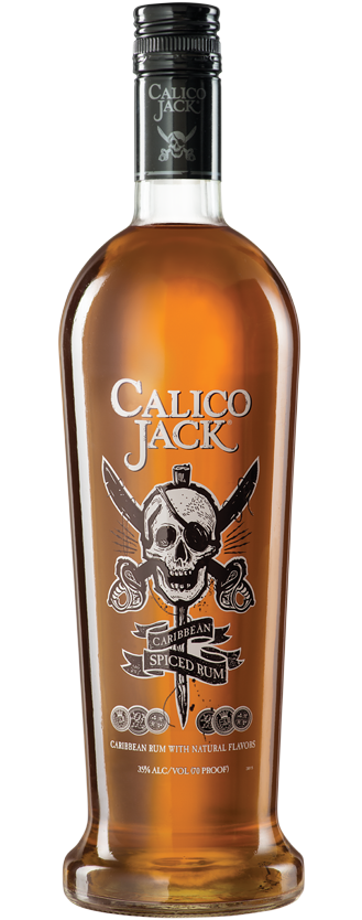 Bottle of Calico Jack® Spiced Rum

