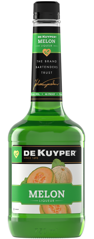 Bottle of DeKuyper® Melon Schnapps Liqueur