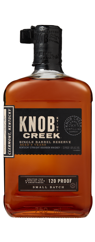 Bottle of Knob Creek® Single Barrel Reserve Bourbon
