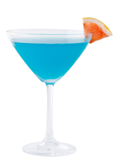 Winter Blue Martini