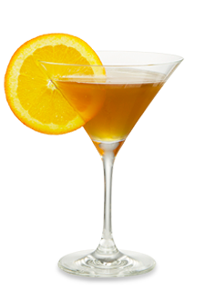 Black & Orange Martini