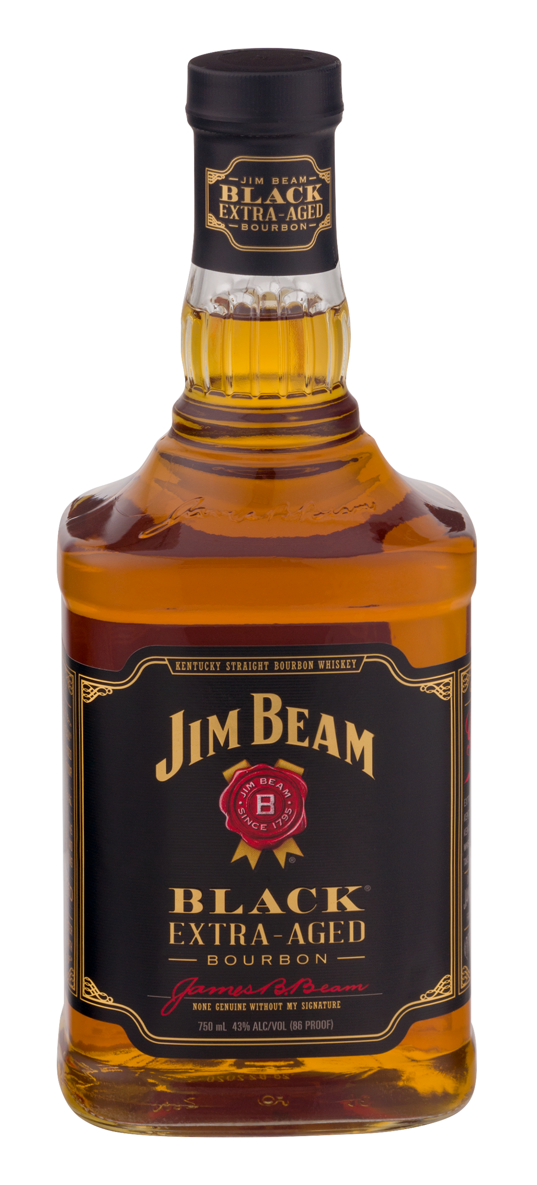 Bottle of JIM BEAM BLACK
