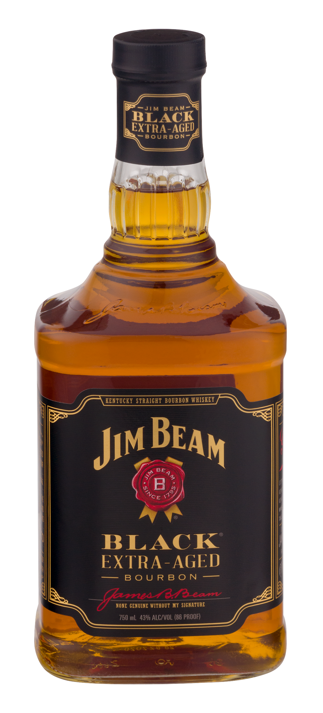 Bottle of JIM BEAM BLACK