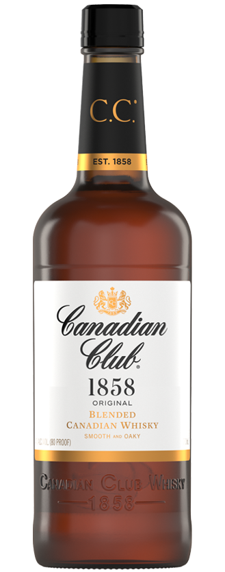 Bottle of Canadian Club® 1858 Whisky