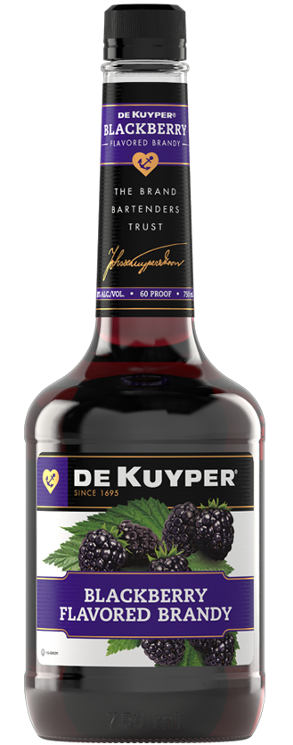 Bottle of DeKuyper® Blackberry Flavored Brandy