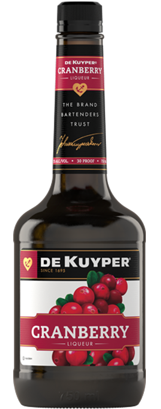 Bottle of DeKuyper® Cranberry Schnapps Liqueur