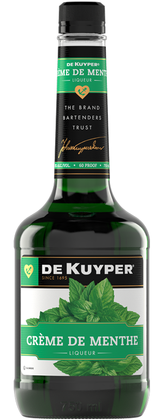 Green Crème de Menthe Liqueur, Mint Alcohol Drink