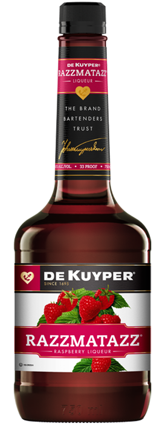 Bottle of DeKuyper® Razzmatazz® Liqueur
