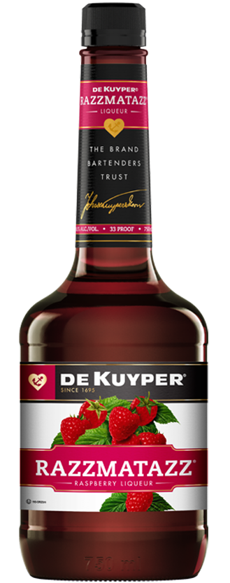 Bottle of DeKuyper® Razzmatazz® Liqueur
