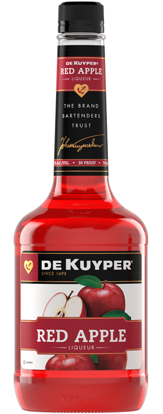 Bottle of DeKuyper® Red Apple Schnapps