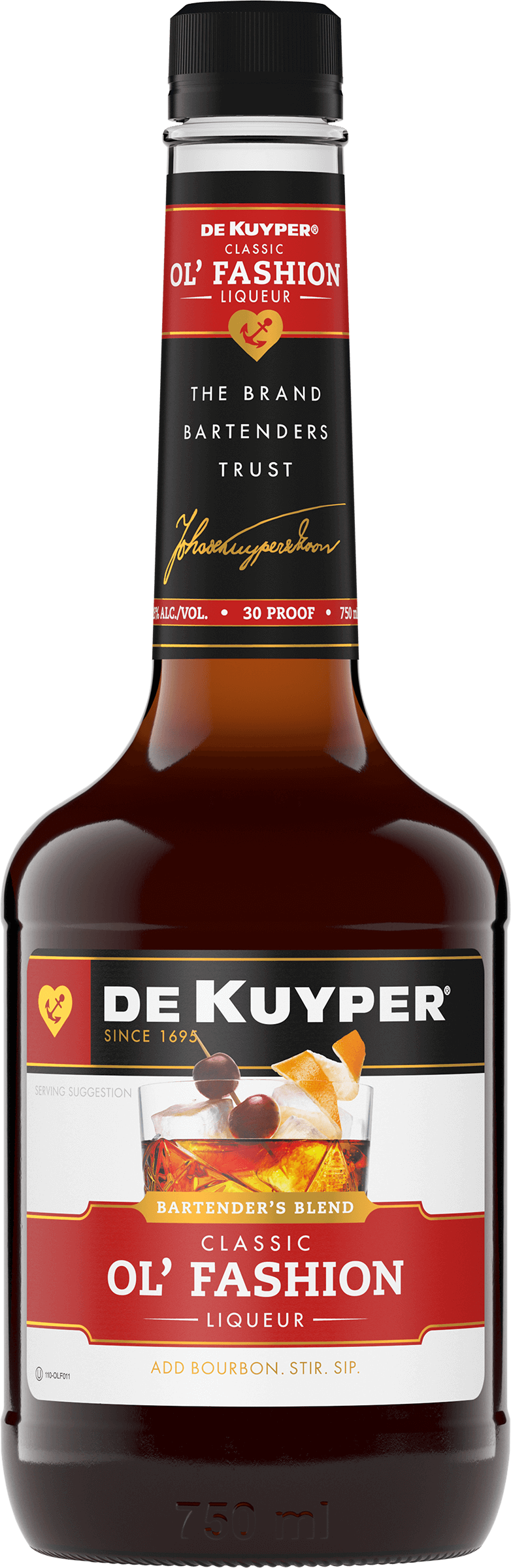 Bottle of DeKuyper® Classic Ol’ Fashion