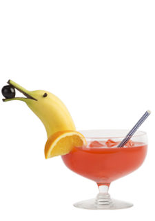 Glass of Bahama Mama