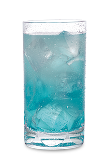 Glass of Blue Dust Bunny