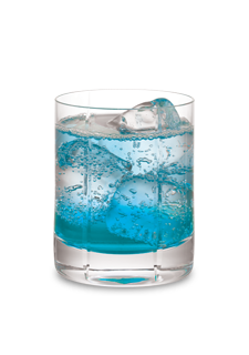 Glass of Blues on the Rocks