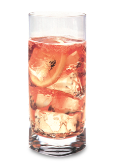 Glass of Bubbly Strawberry-ade