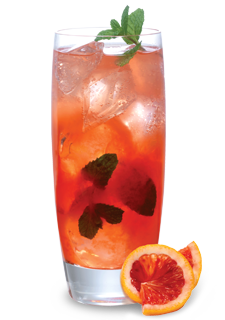 Glass of Mommajito