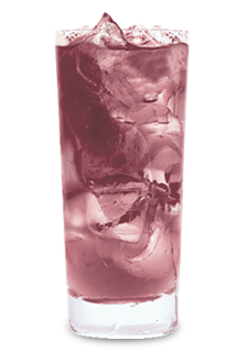 Glass of Raspberry Lemonade