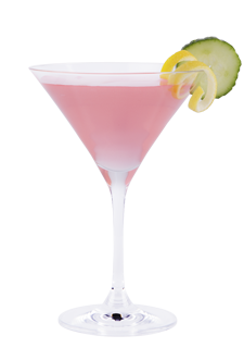 Glass of Citrus Cosmo Martini