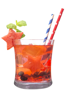 Glass of Pucker® Watermelon White Sangria