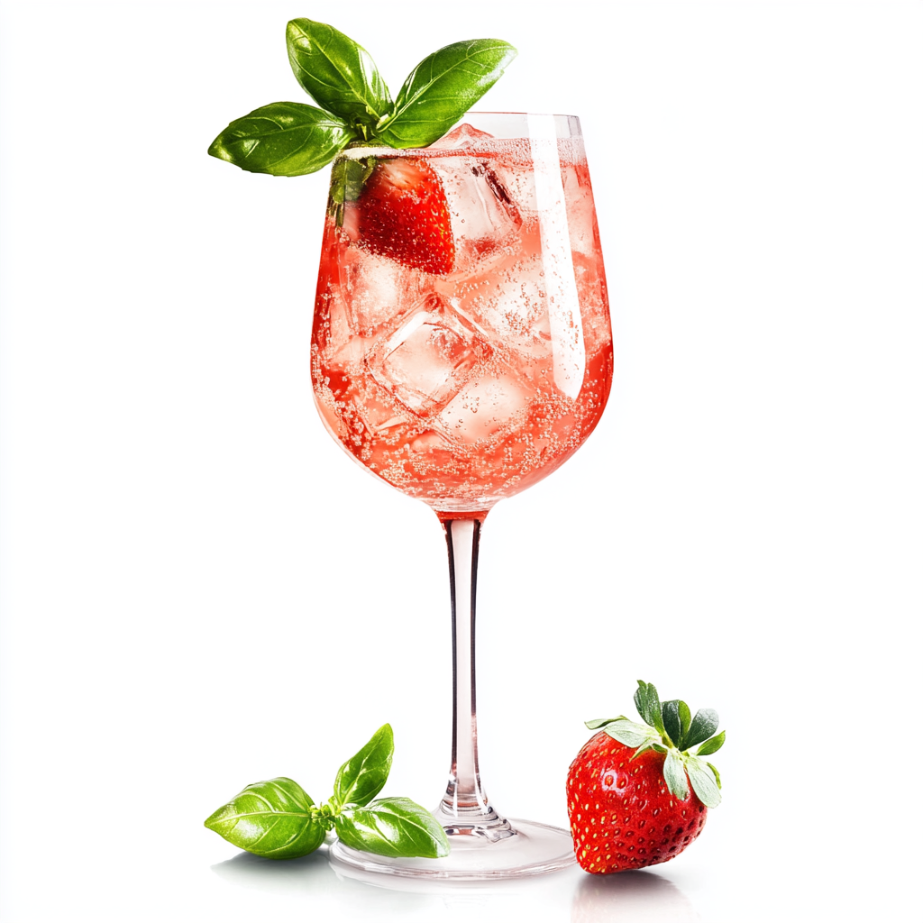 Basil's Berry Fizz