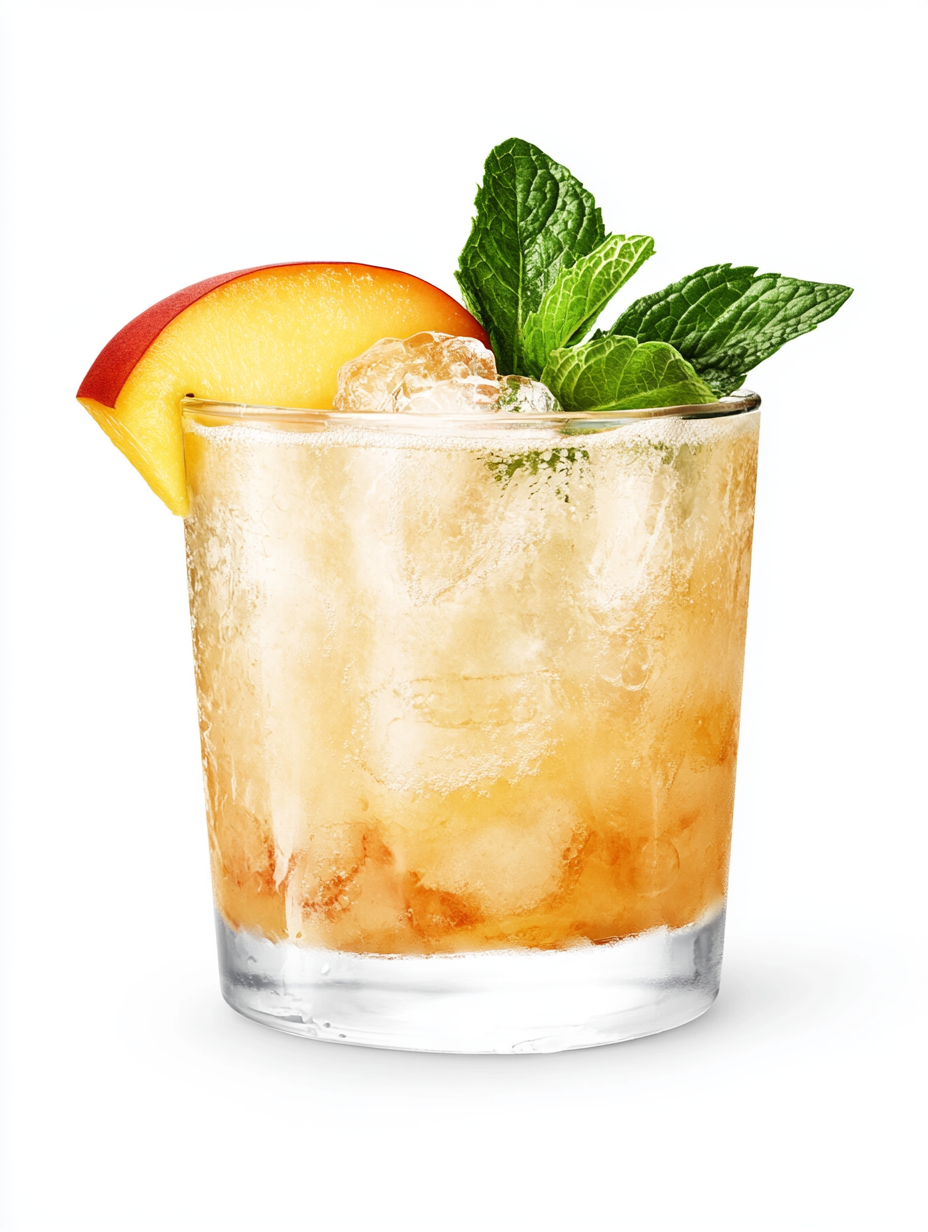 Glass of Southern Peach Smash