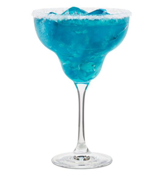 Glass of DeKuyper® Blue Margarita