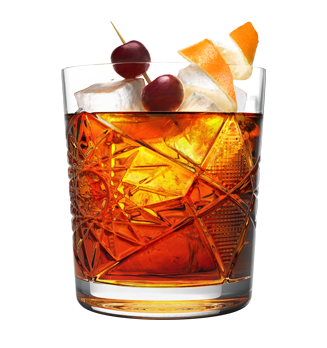Glass of DeKuyper® Classic Ol' Fashion