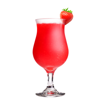 Glass of DeKuyper® Frozen Strawberry Daiquiri