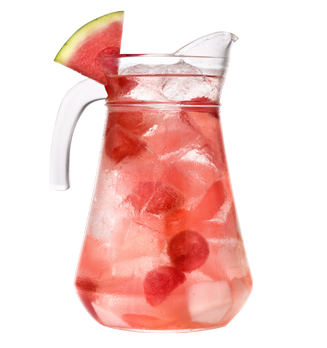 Glass of DeKuyper® Watermelon Sangria